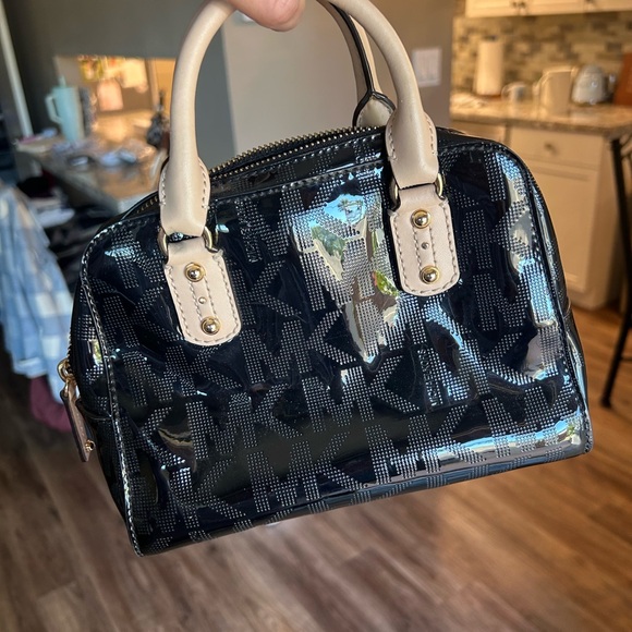 Michael Kors Black and Cream Mini Bag - Picture 6 of 6